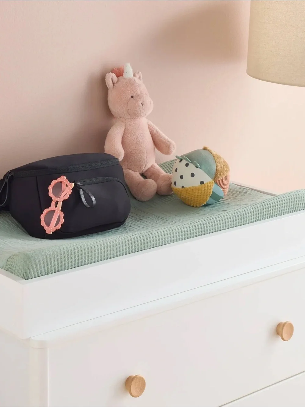 Faux Neoprene Diaper Sling - Black - Cloud Island